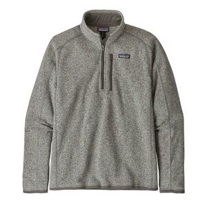 Patagonia Men’s Better Sweater 1/4 Zip Fleece Gray | Size M